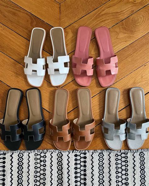 Hermes oran sandals size guide